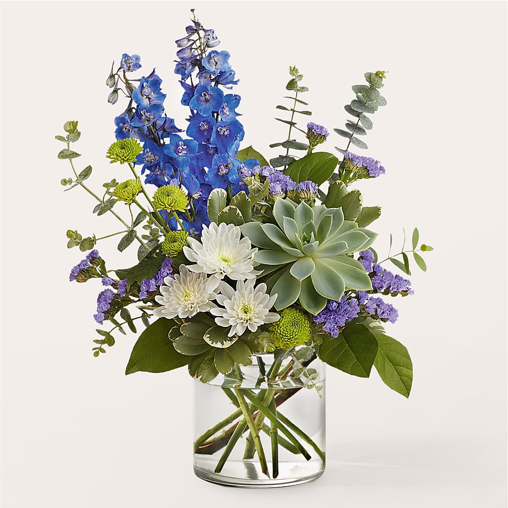Cerulean Waves Bouquet – TAYLOR'S MERCANTILE, Sewanee TN