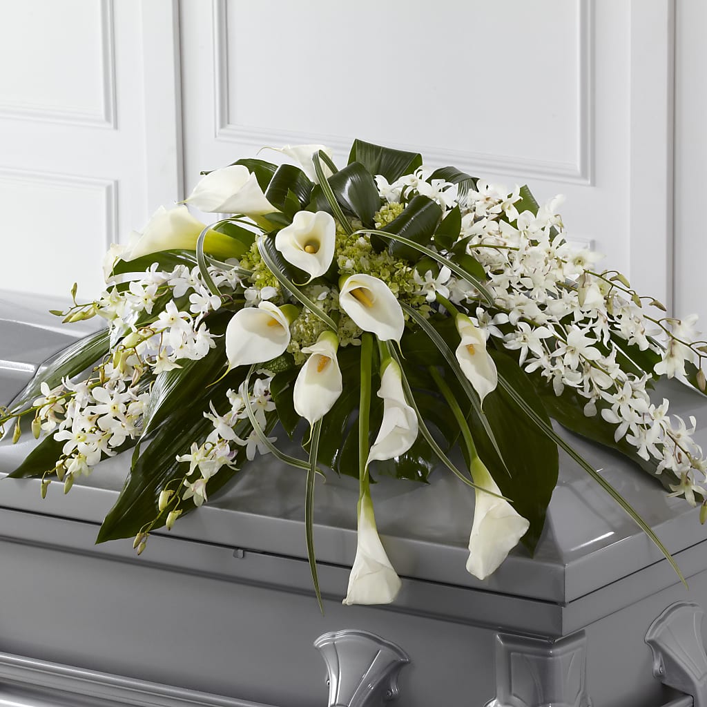Angel Wings Casket Spray – TAYLOR'S MERCANTILE, Sewanee TN