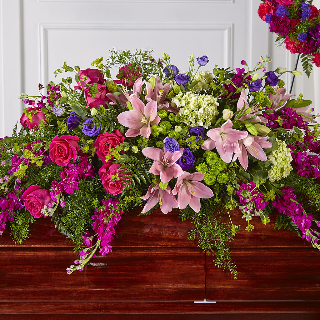 Radiant Tribute Casket Spray – TAYLOR'S MERCANTILE, Sewanee TN