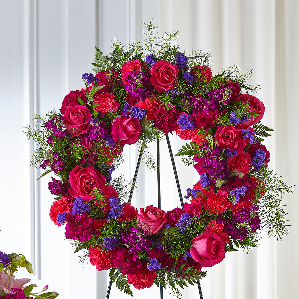 Calming Colors Wreath – TAYLOR'S MERCANTILE, Sewanee TN
