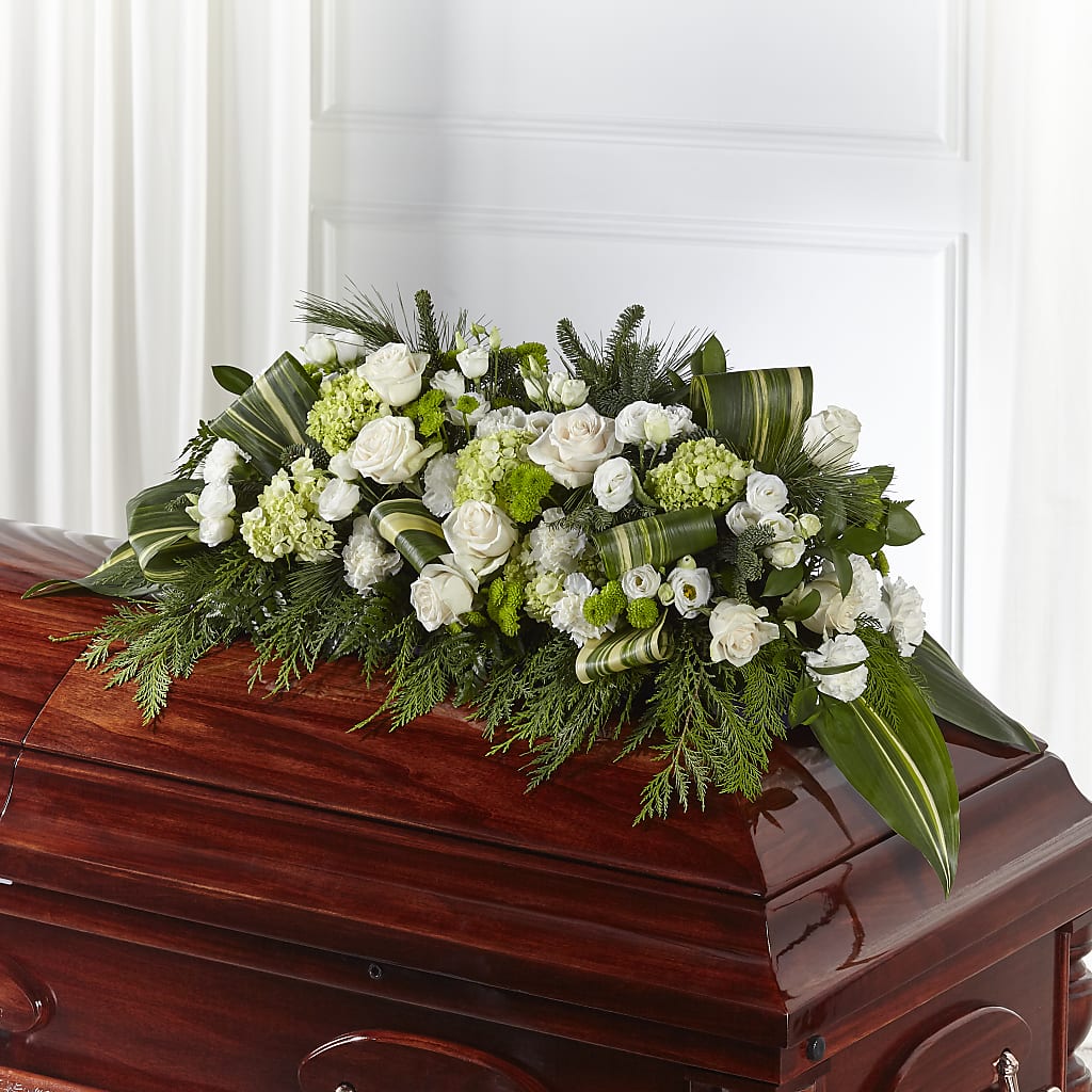 Hopeful Gesture Casket Spray – TAYLOR'S MERCANTILE, Sewanee TN