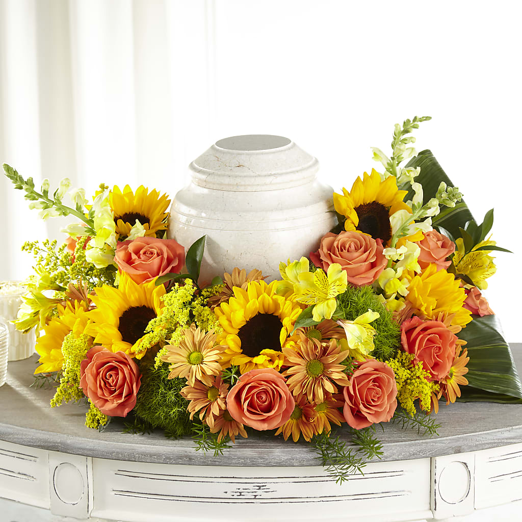 Faithful Sunflower Cremation Adornment – TAYLOR'S MERCANTILE, Sewanee TN