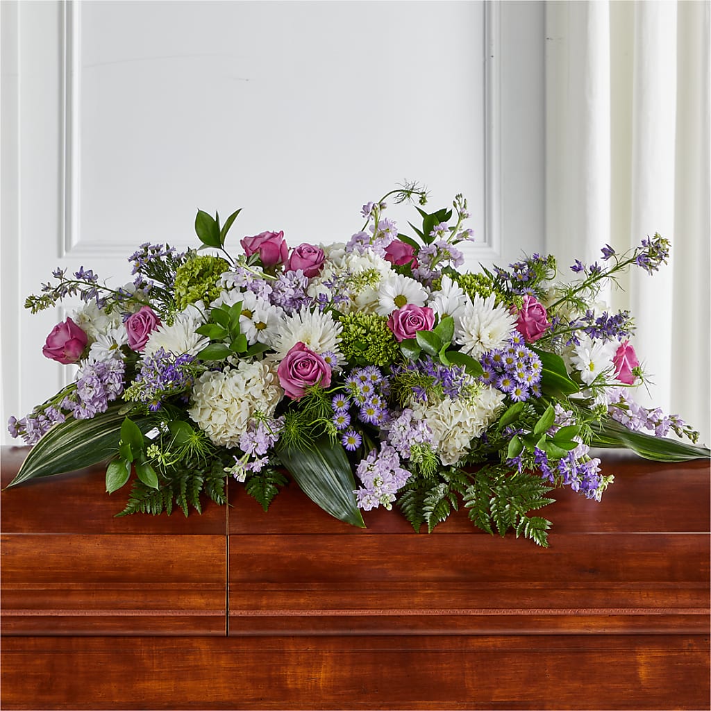 Meadows of Serenity Casket Spray – TAYLOR'S MERCANTILE, Sewanee TN