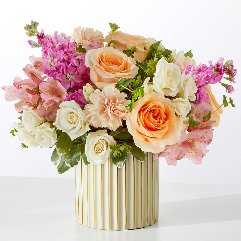 Paradise Bouquet with Ivory Vase – TAYLOR'S MERCANTILE, Sewanee TN