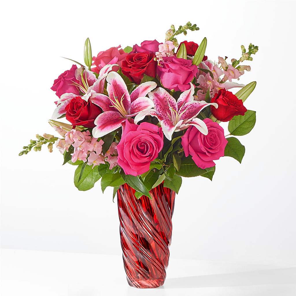 Always You Bouquet with Luxe Swirl Vase – TAYLOR'S MERCANTILE, Sewanee TN