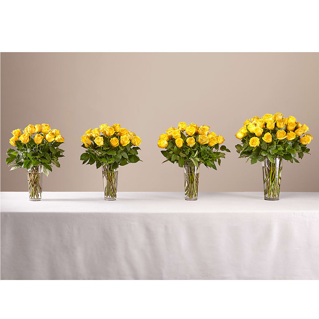 Long Stem Yellow Rose Bouquet – TAYLOR'S MERCANTILE, Sewanee TN