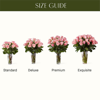 Long Stem Pink Rose Bouquet – TAYLOR'S MERCANTILE, Sewanee TN
