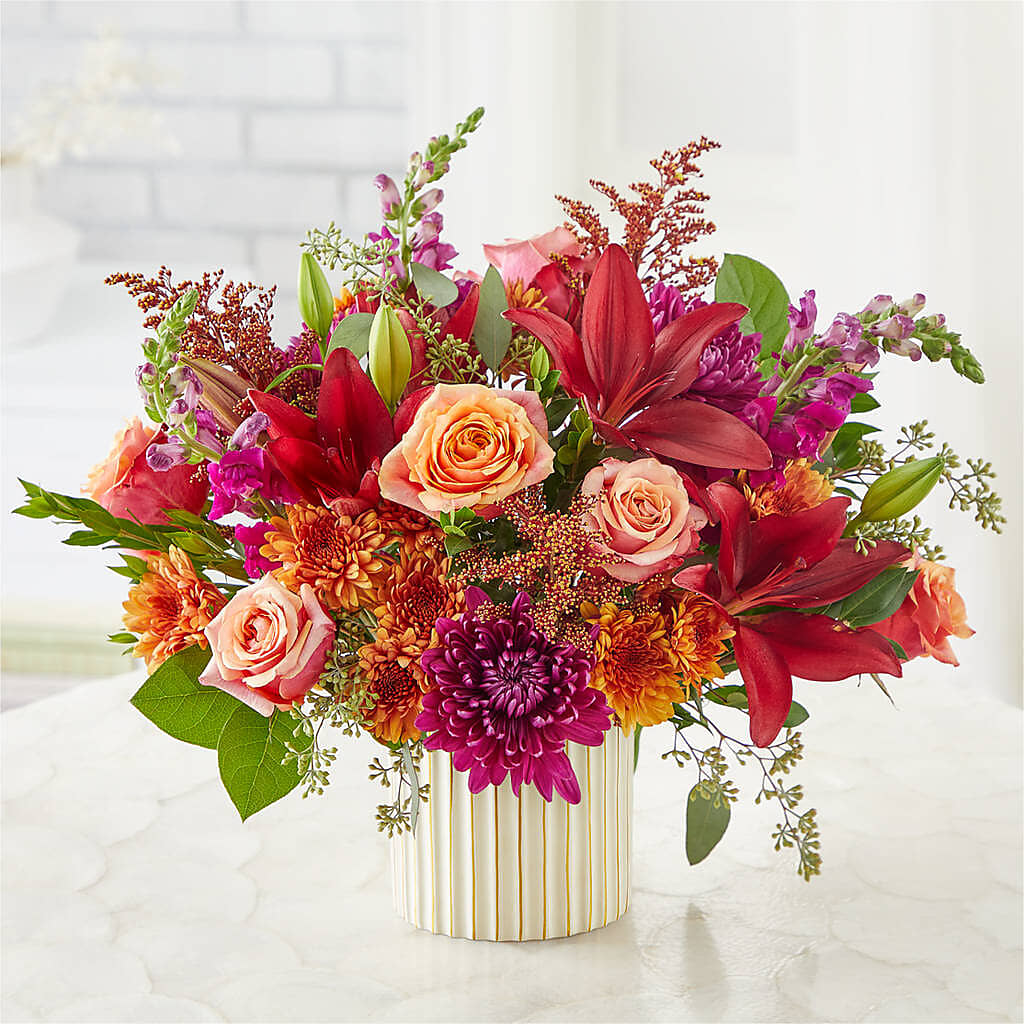 Burgundy Landscape Bouquet – TAYLOR'S MERCANTILE, Sewanee TN