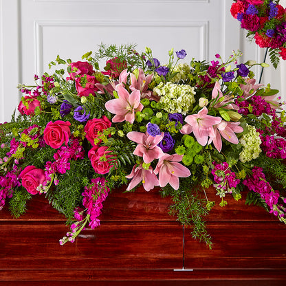 Radiant Tribute Casket Spray – TAYLOR'S MERCANTILE, Sewanee TN