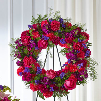 Calming Colors Wreath – TAYLOR'S MERCANTILE, Sewanee TN