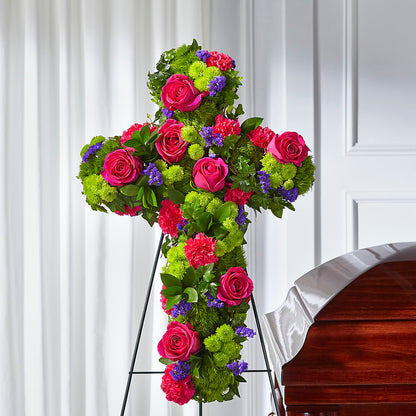 Tribute Rose Floral Cross – TAYLOR'S MERCANTILE, Sewanee TN