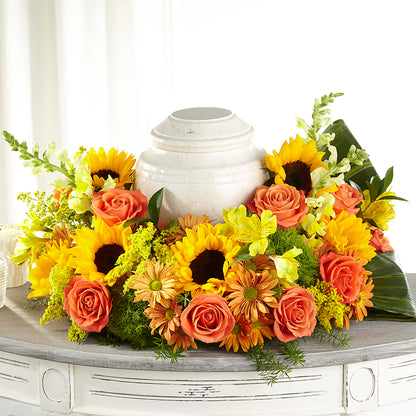 Faithful Sunflower Cremation Adornment – TAYLOR'S MERCANTILE, Sewanee TN