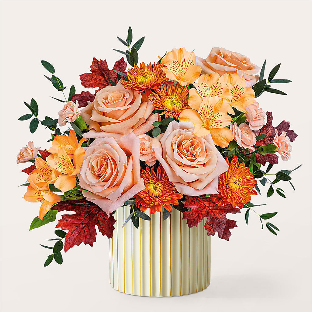 Spiced Latte Bouquet with Ivory Vase – TAYLOR'S MERCANTILE, Sewanee TN