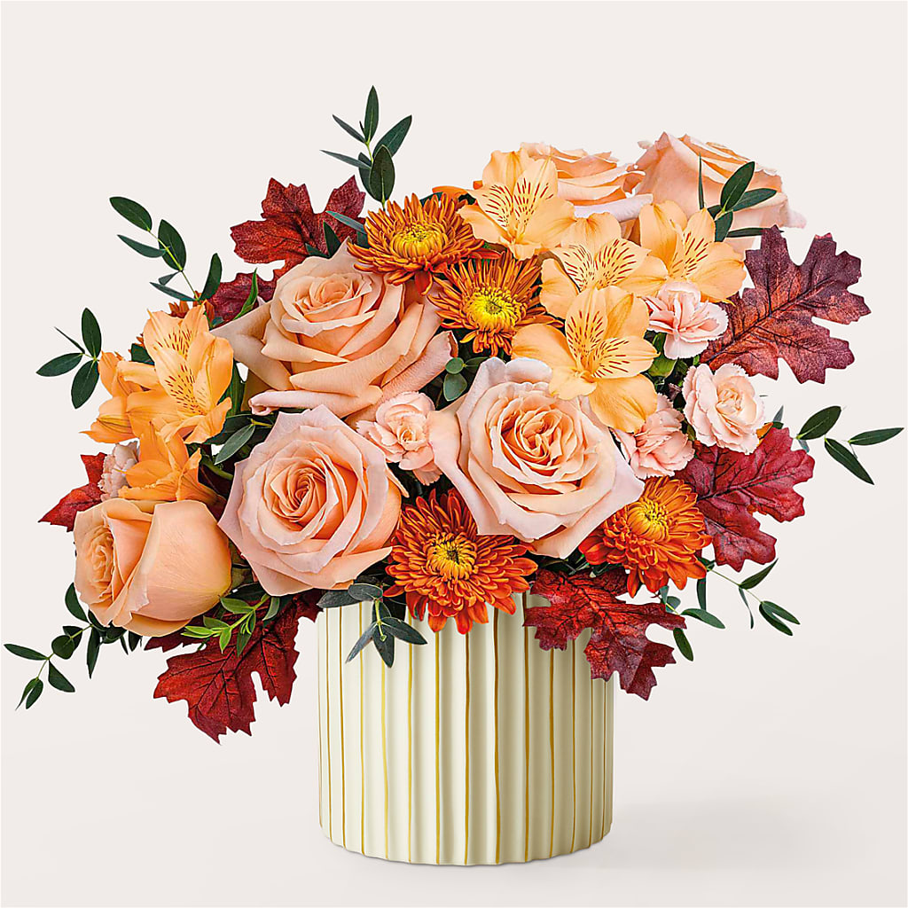 Spiced Latte Bouquet with Ivory Vase – TAYLOR'S MERCANTILE, Sewanee TN