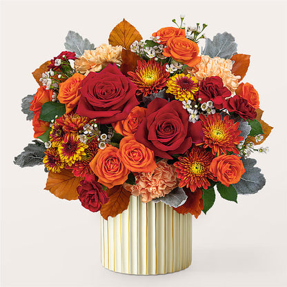 Merlot Bouquet with Ivory Vase – TAYLOR'S MERCANTILE, Sewanee TN