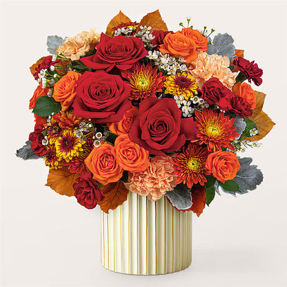 Merlot Bouquet with Ivory Vase – TAYLOR'S MERCANTILE, Sewanee TN